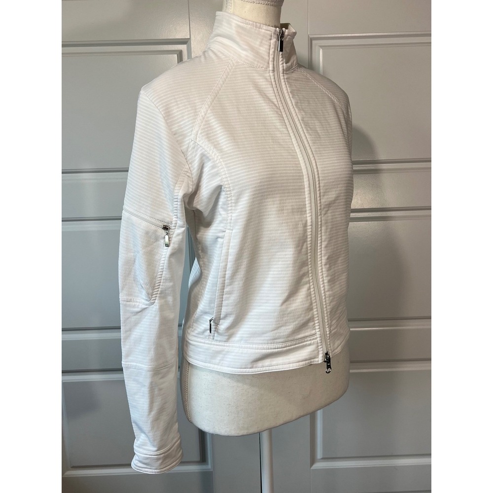 Nike Sphere‎ Women's Full Zip Athletic Jacket Running Lightweight White S - Picture 4 of 16